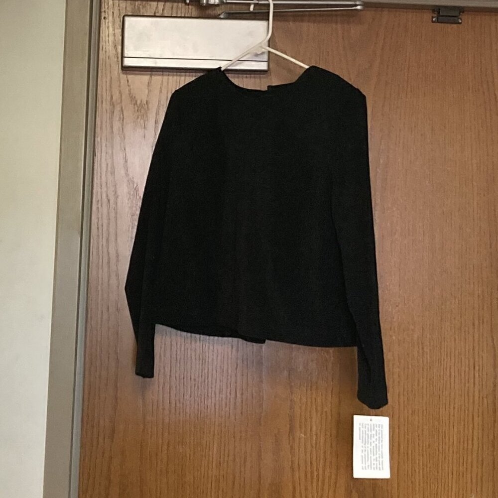 NWT Positive Attitude black top sz 14 petite